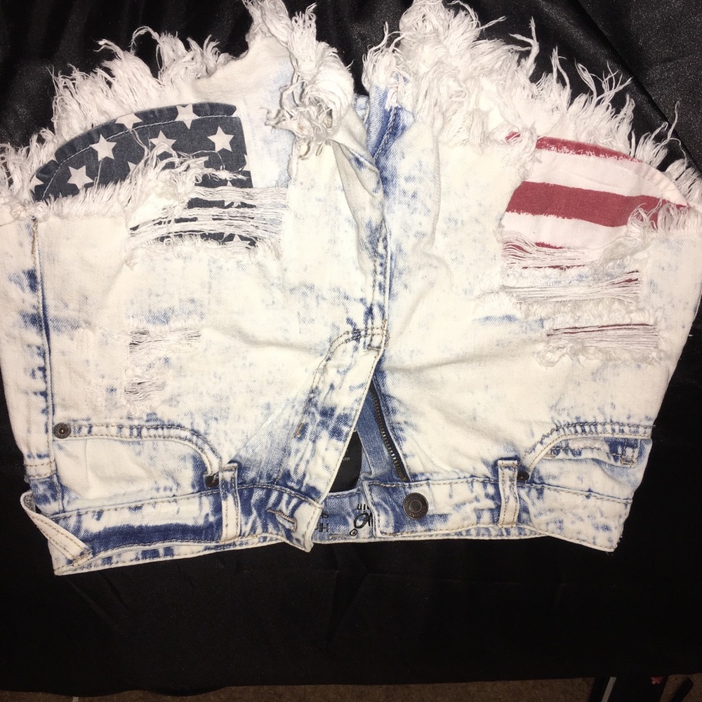 size 00 perfect condition high waisted shorts